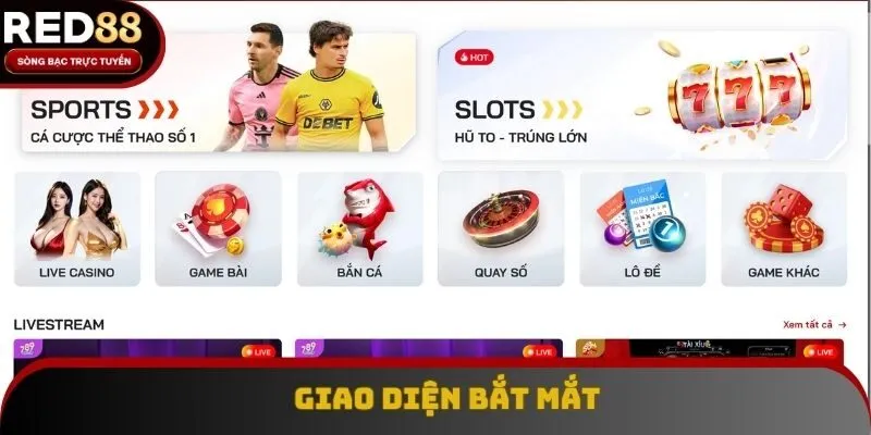 Sân chơi sở hữu giao diện thông minh, hiện đại tối ưu mọi thao tác Sân chơi sở hữu giao diện thông minh, hiện đại tối ưu mọi thao tác